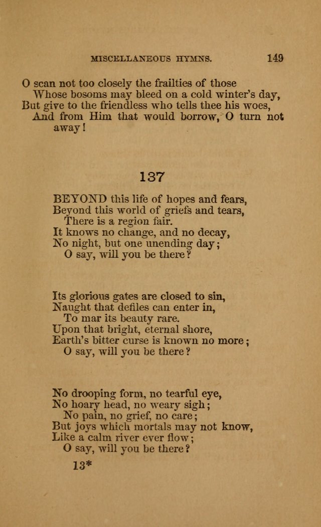 Hymns for First-Day Schools (Rev. and Enl.) page 151