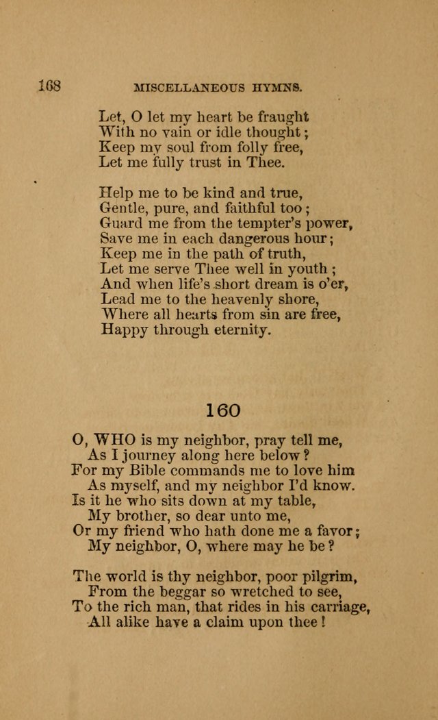 Hymns for First-Day Schools (Rev. and Enl.) page 170