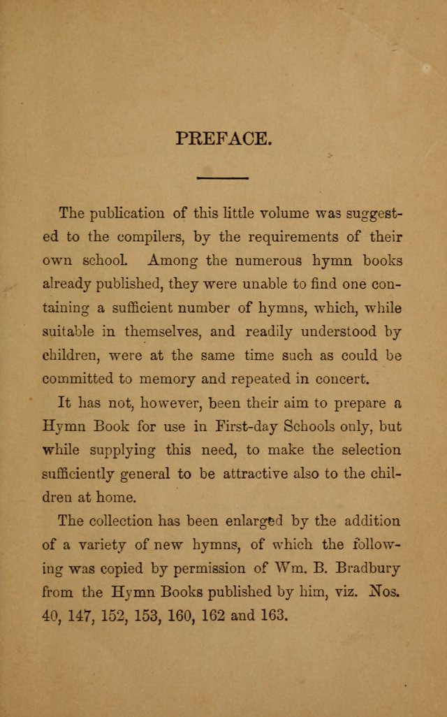 Hymns for First-Day Schools (Rev. and Enl.) page 3