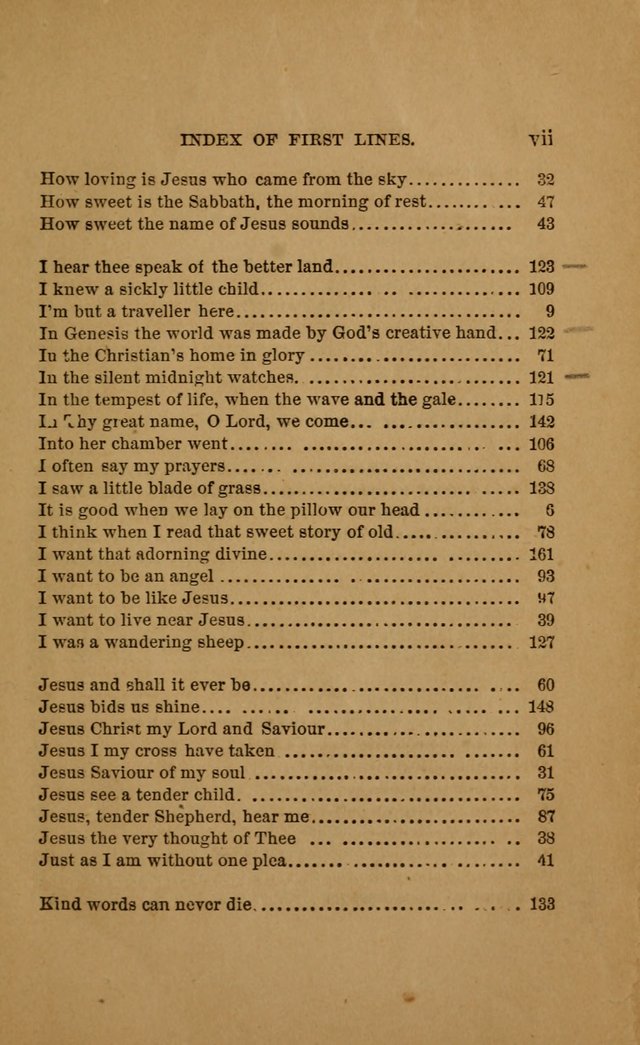 Hymns for First-Day Schools (Rev. and Enl.) page 7