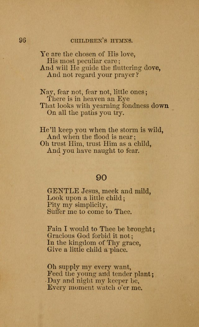 Hymns for First-Day Schools (Rev. and Enl.) page 96