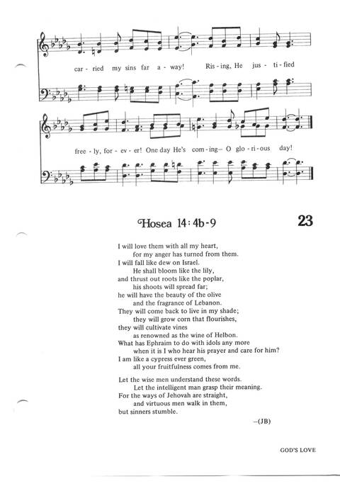 Hymns for the Family of God page 23