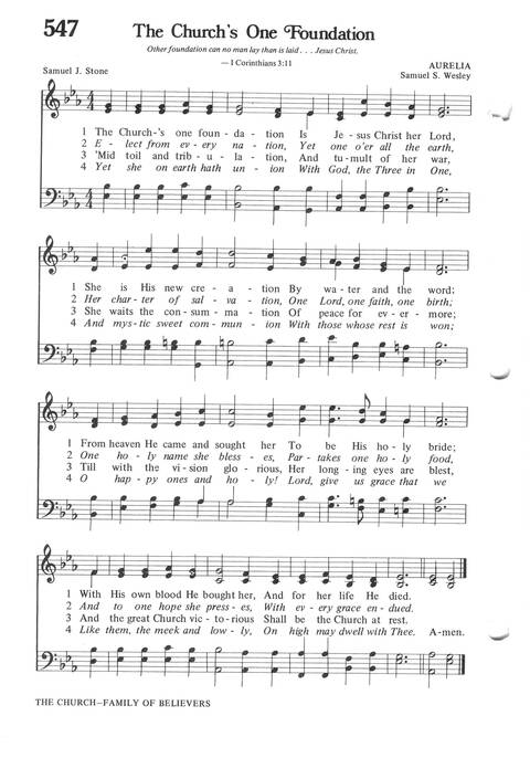 Hymns for the Family of God page 490