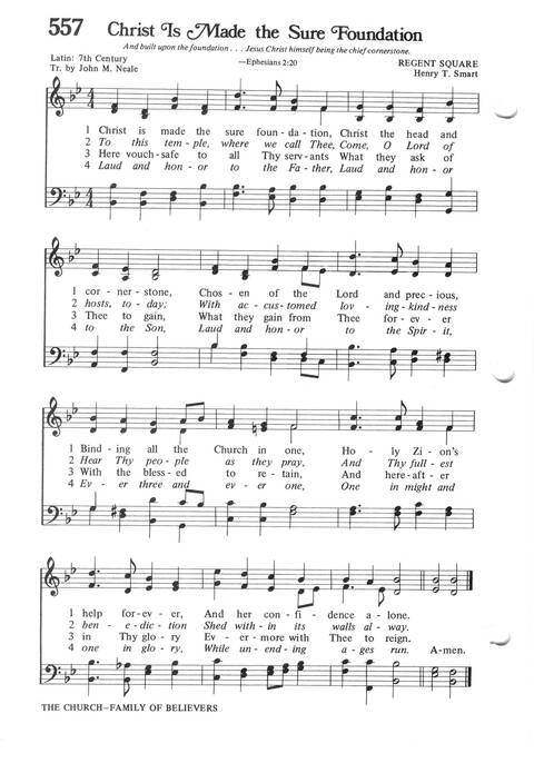 Hymns for the Family of God page 500