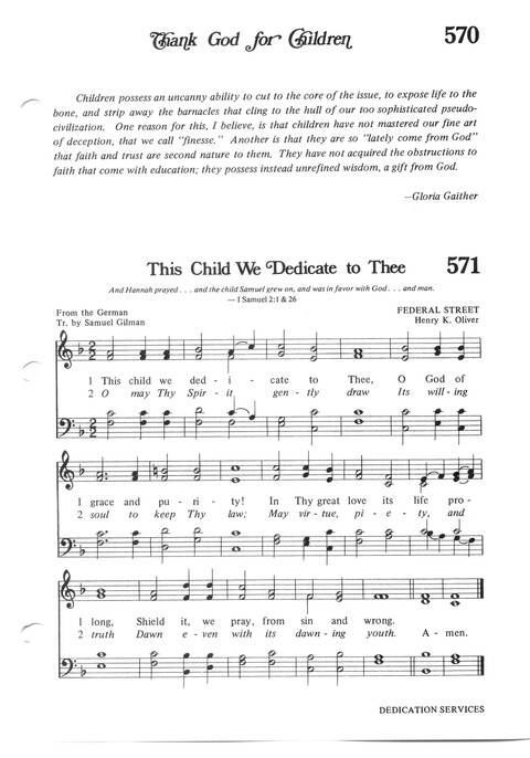 Hymns for the Family of God page 509