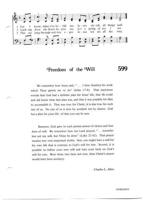 Hymns for the Family of God page 535