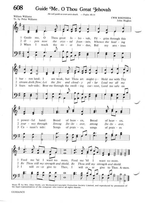 Hymns for the Family of God page 542