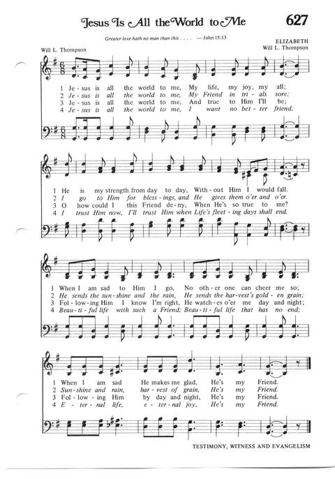 Hymns for the Family of God page 559