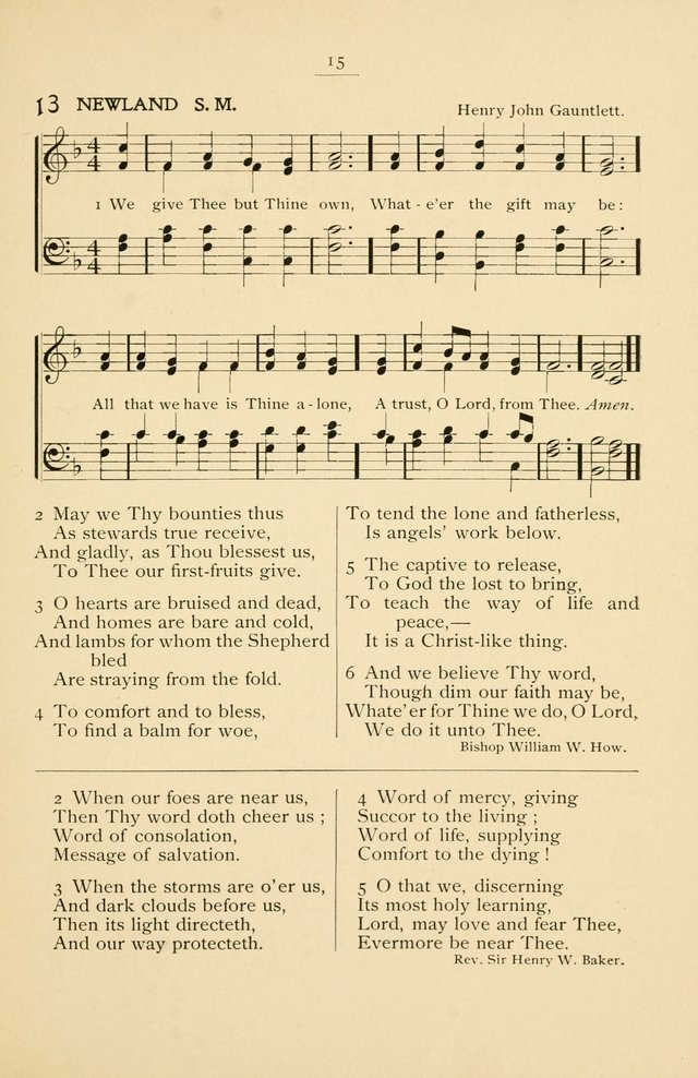 Hymnal of the First General Missionary Convention of the Methodist Episcopal Church, Cleveland, Ohio, October 21 to 24, 1902. page 16