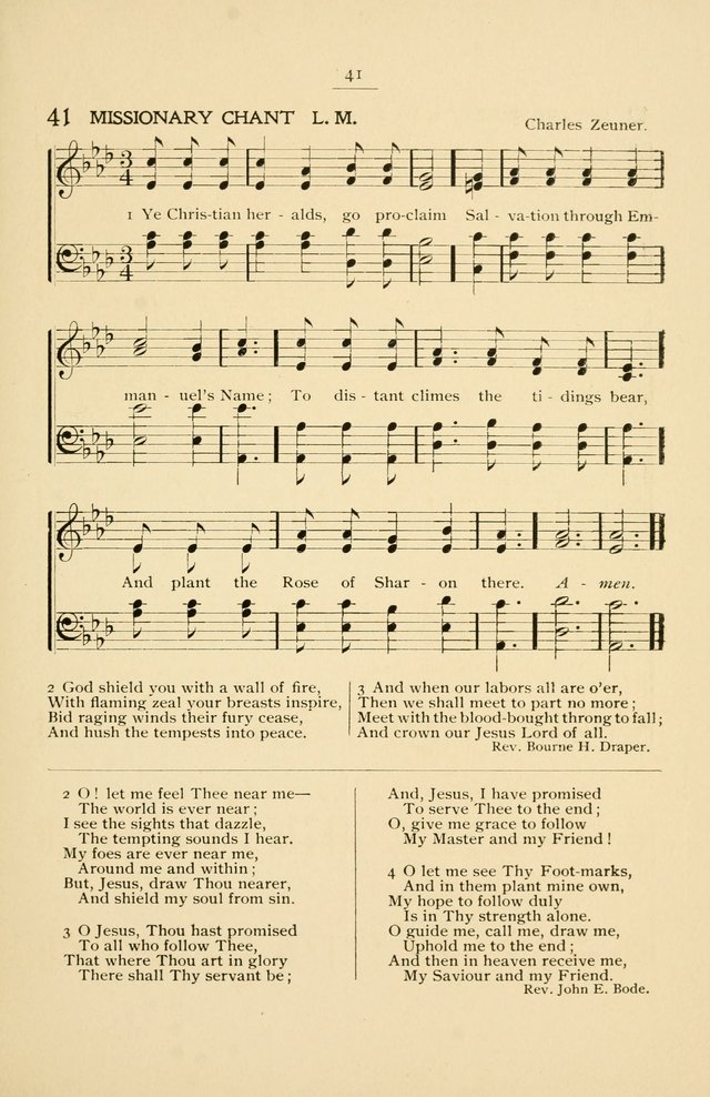 Hymnal of the First General Missionary Convention of the Methodist Episcopal Church, Cleveland, Ohio, October 21 to 24, 1902. page 42