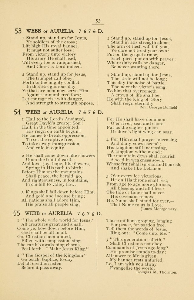 Hymnal of the First General Missionary Convention of the Methodist Episcopal Church, Cleveland, Ohio, October 21 to 24, 1902. page 54