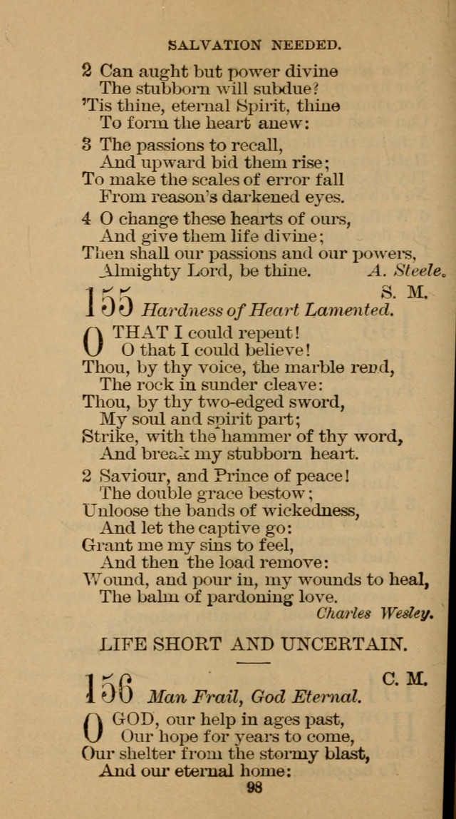 The Hymn Book of the Free Methodist Church page 100