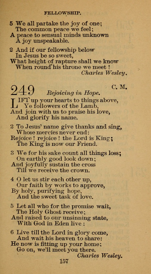 The Hymn Book of the Free Methodist Church page 159