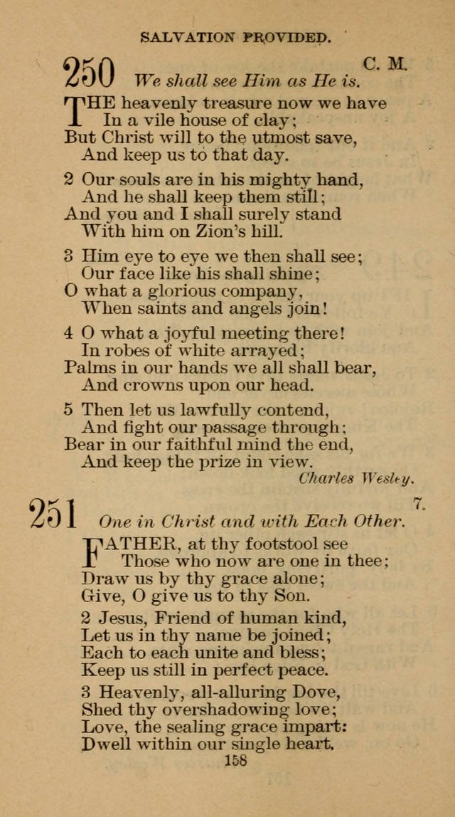 The Hymn Book of the Free Methodist Church page 160