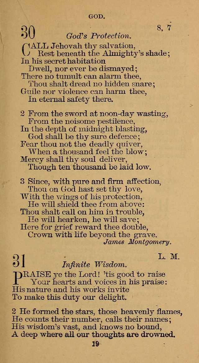 The Hymn Book of the Free Methodist Church page 19