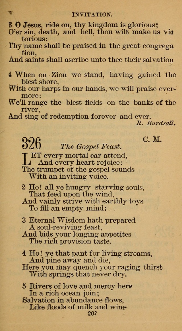 The Hymn Book of the Free Methodist Church page 209