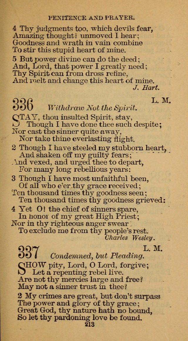 The Hymn Book of the Free Methodist Church page 215