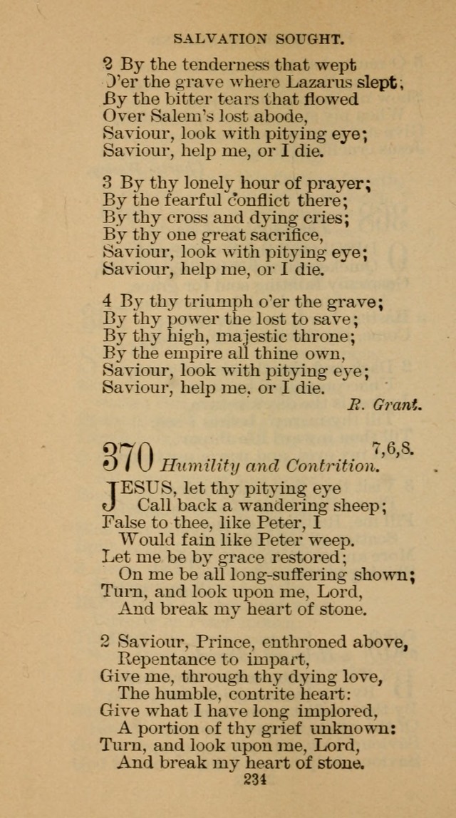 The Hymn Book of the Free Methodist Church page 236