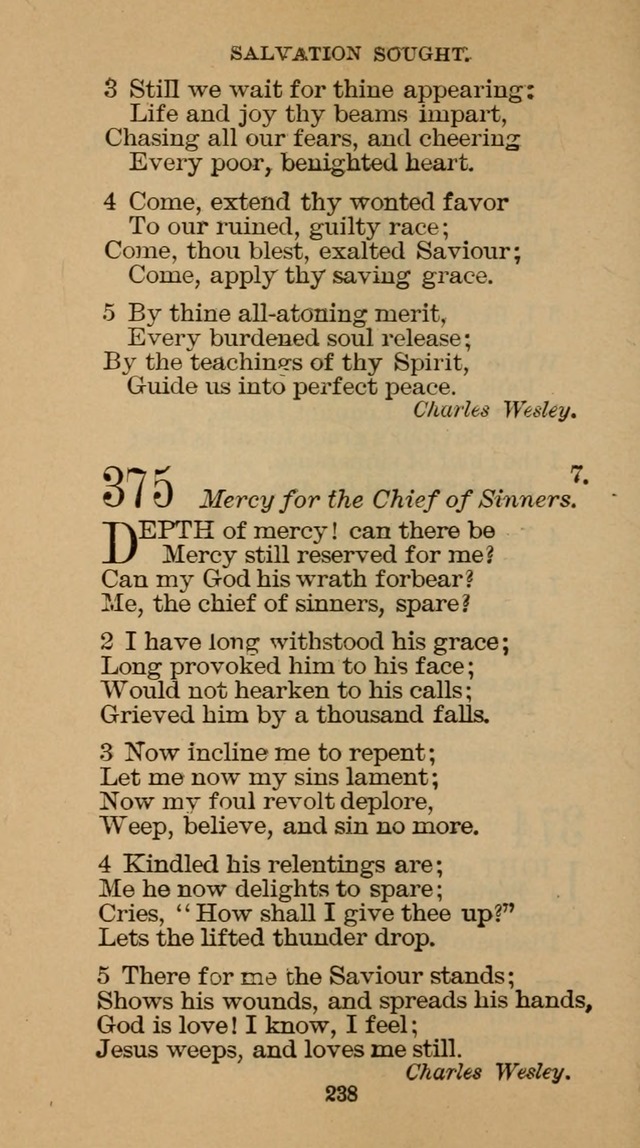 The Hymn Book of the Free Methodist Church page 240