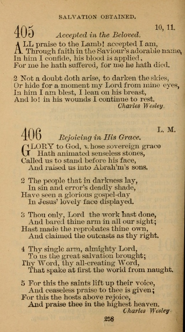 The Hymn Book of the Free Methodist Church page 260