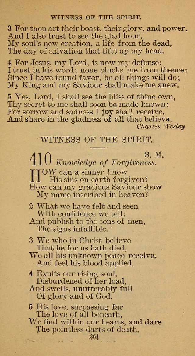 The Hymn Book of the Free Methodist Church page 263