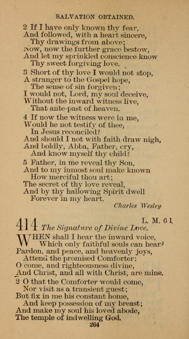 The Hymn Book of the Free Methodist Church page 266