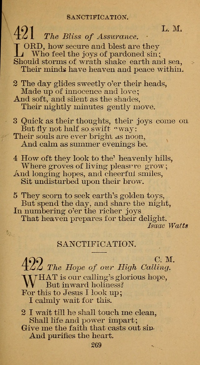 The Hymn Book of the Free Methodist Church page 271