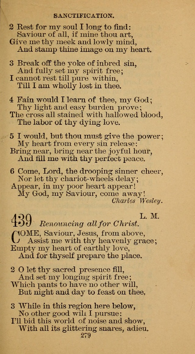 The Hymn Book of the Free Methodist Church page 281