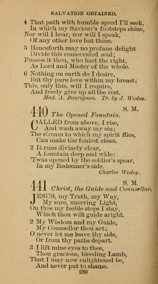 The Hymn Book of the Free Methodist Church page 282