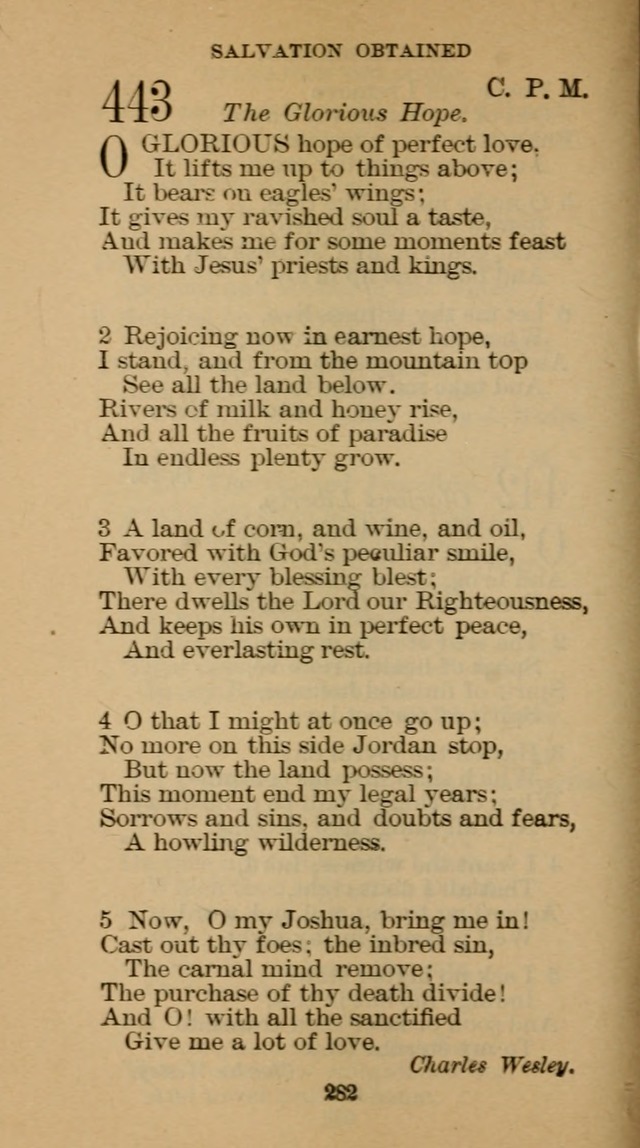 The Hymn Book of the Free Methodist Church page 284