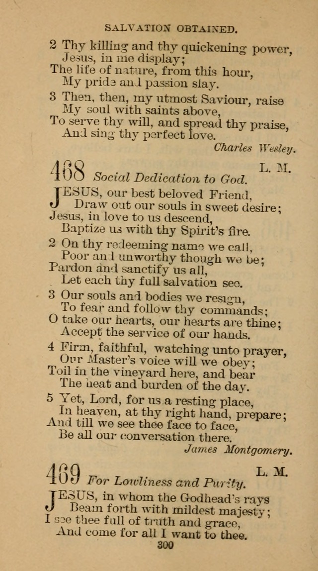 The Hymn Book of the Free Methodist Church page 302