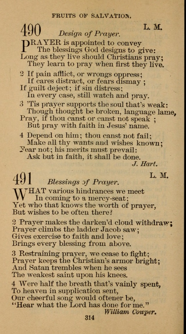 The Hymn Book of the Free Methodist Church page 316