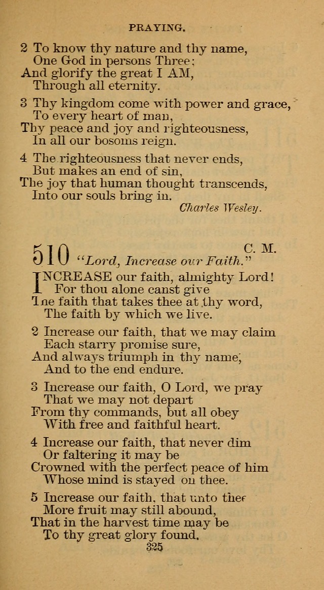 The Hymn Book of the Free Methodist Church page 327