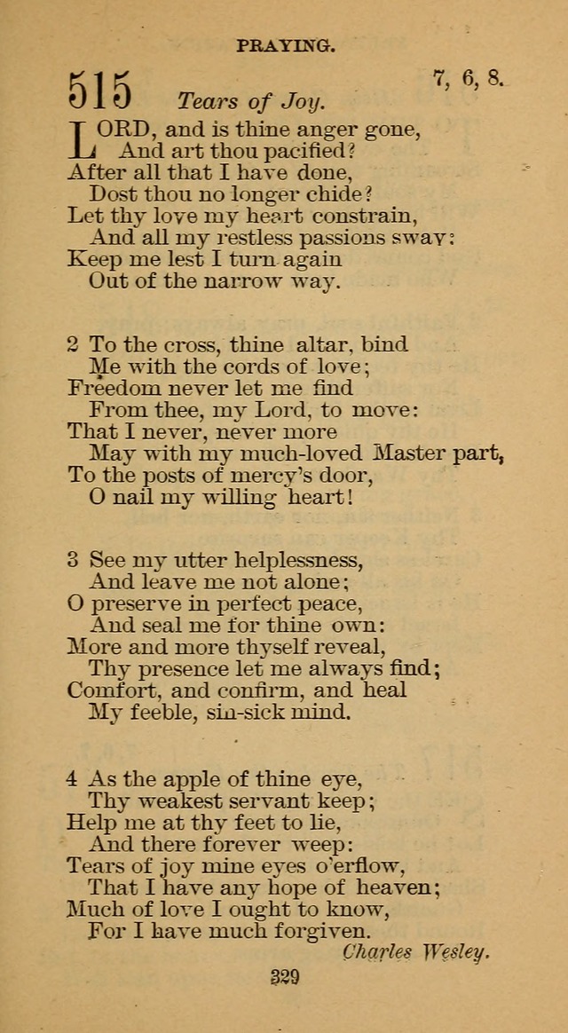 The Hymn Book of the Free Methodist Church page 331