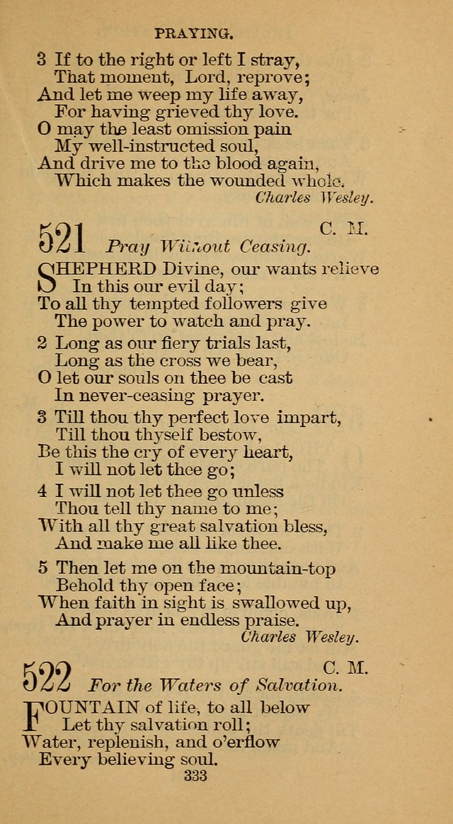 The Hymn Book of the Free Methodist Church page 335