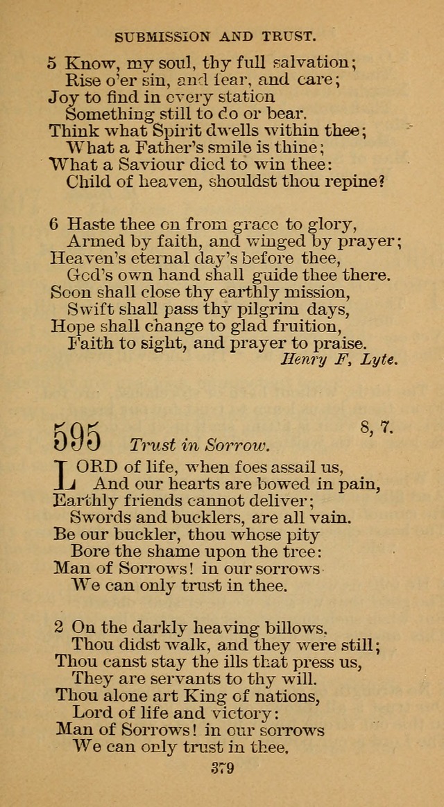 The Hymn Book of the Free Methodist Church page 381