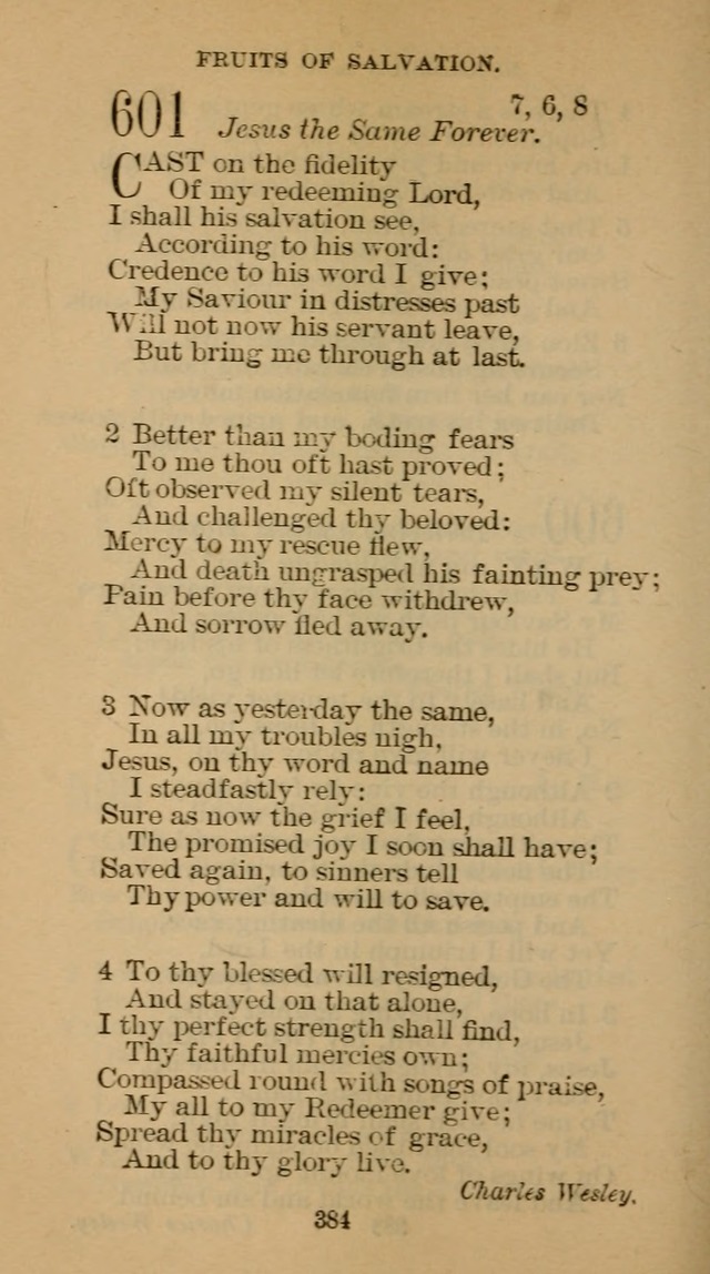 The Hymn Book of the Free Methodist Church page 386