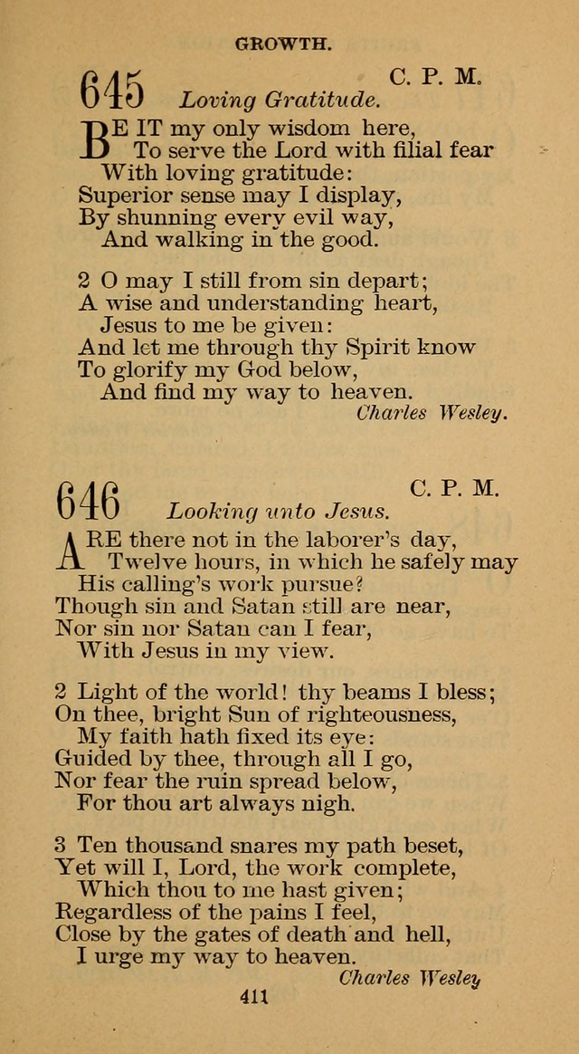 The Hymn Book of the Free Methodist Church page 413