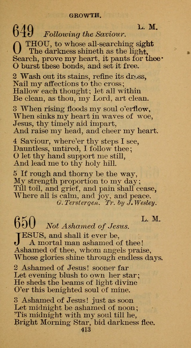 The Hymn Book of the Free Methodist Church page 415