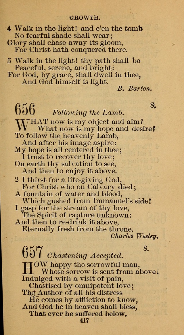 The Hymn Book of the Free Methodist Church page 419