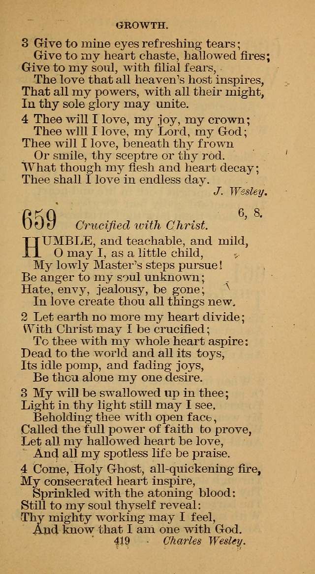 The Hymn Book of the Free Methodist Church page 421