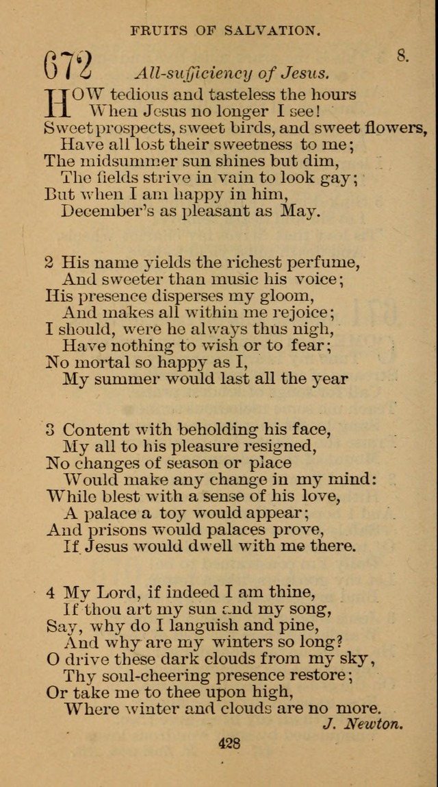 The Hymn Book of the Free Methodist Church page 430