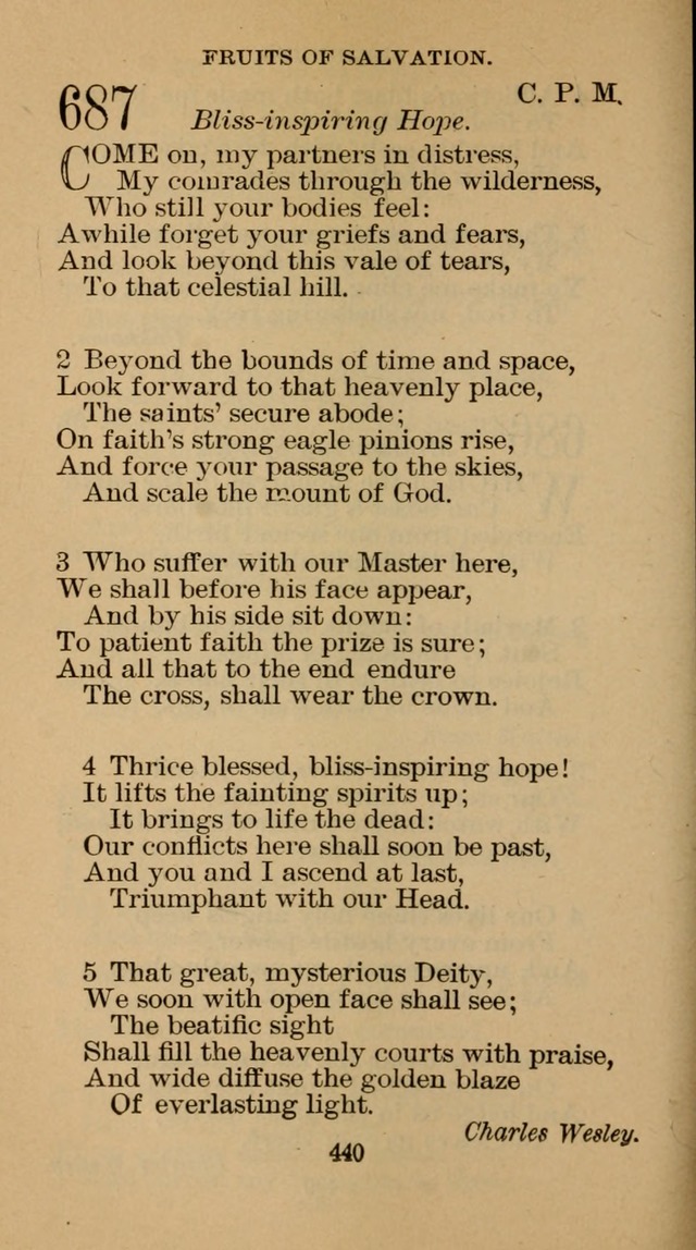 The Hymn Book of the Free Methodist Church page 442