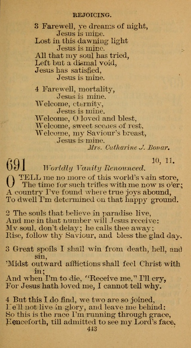 The Hymn Book of the Free Methodist Church page 445