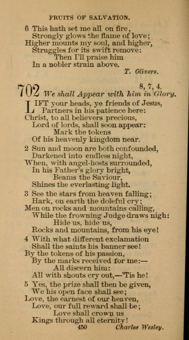 The Hymn Book of the Free Methodist Church page 452