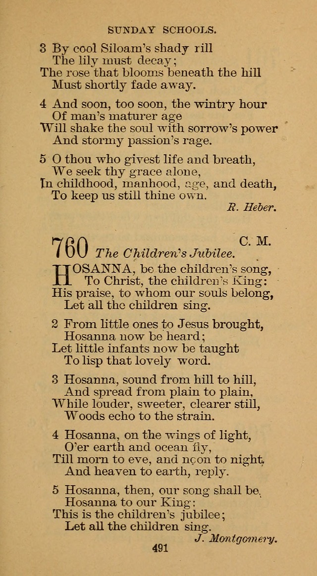 The Hymn Book of the Free Methodist Church page 493