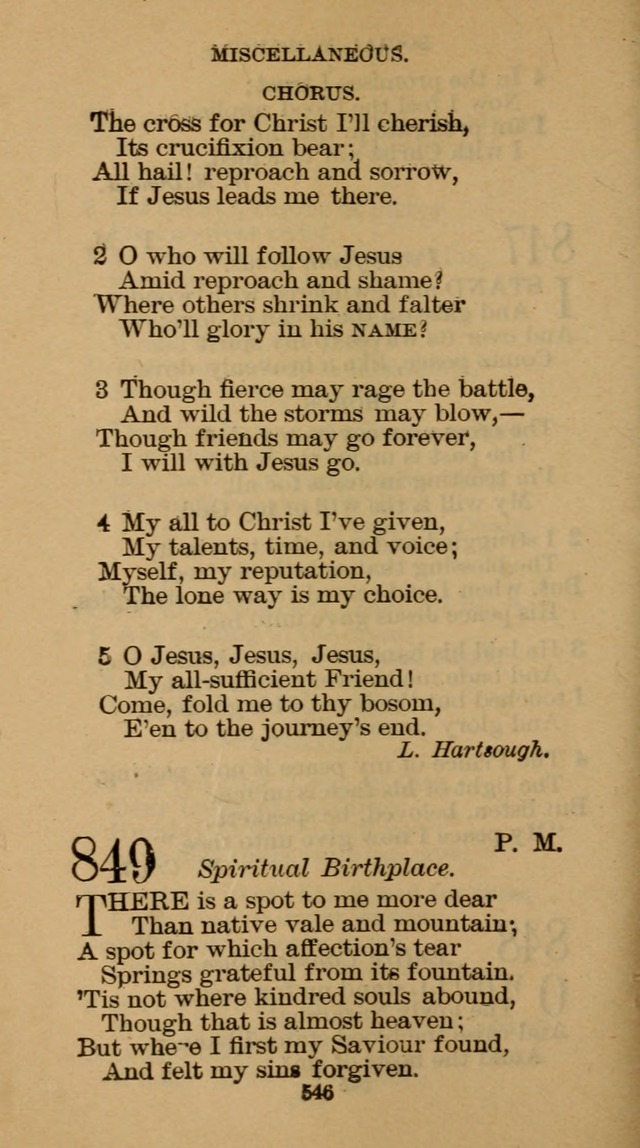 The Hymn Book of the Free Methodist Church page 548