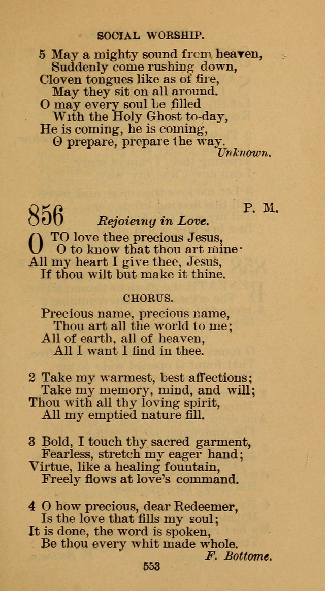 The Hymn Book of the Free Methodist Church page 555