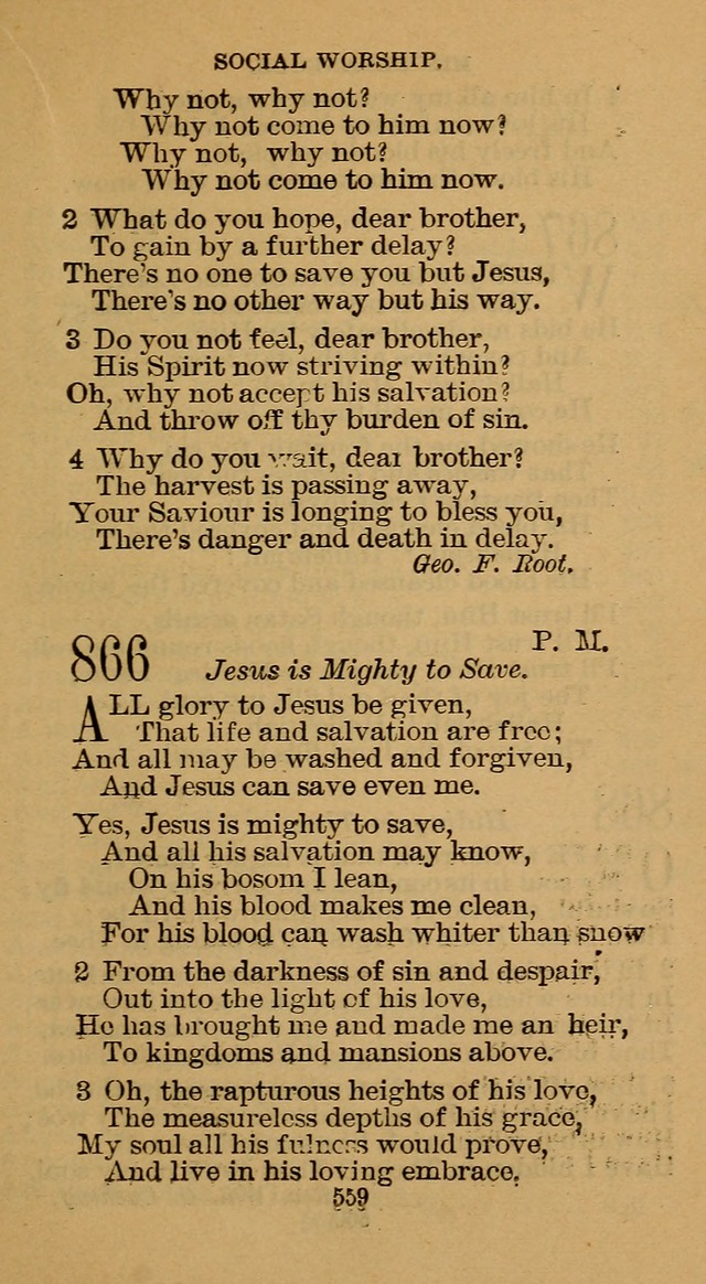 The Hymn Book of the Free Methodist Church page 561