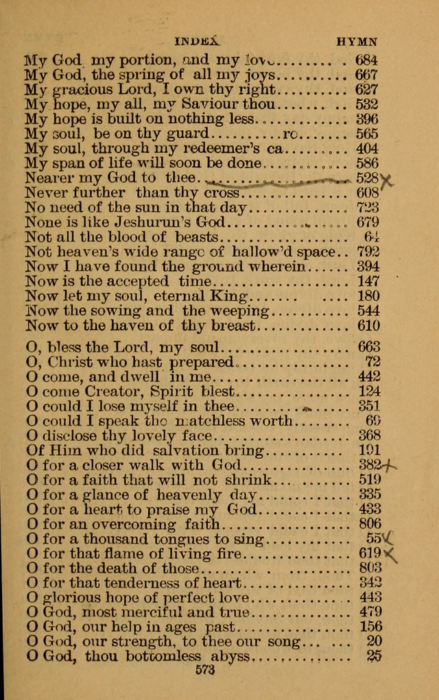 The Hymn Book of the Free Methodist Church page 575